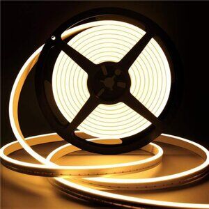 Warm White LED Neon Rope Light 16ft Waterproof Dimmable Strip for Home Decor